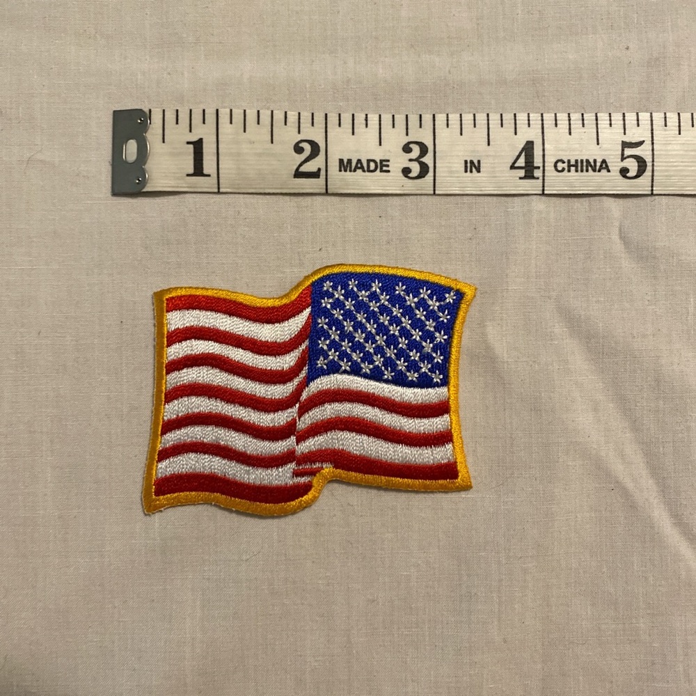 American flag patch